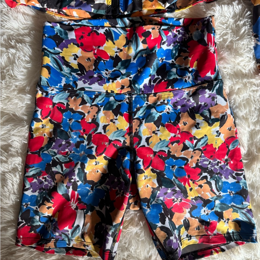 Beach Riot Multicolor Floral Puffer Jacket - Picture 5 of 6